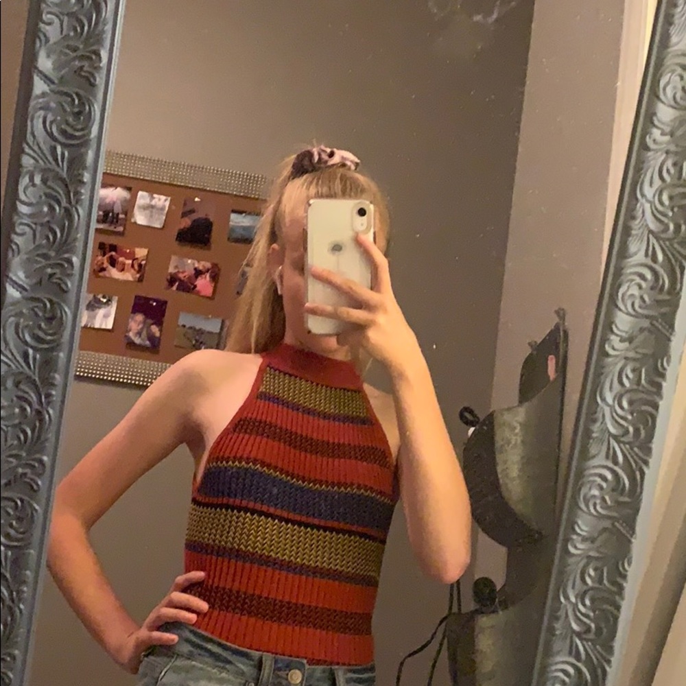 sweater tank-top